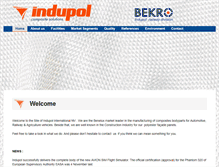 Tablet Screenshot of indupol.com